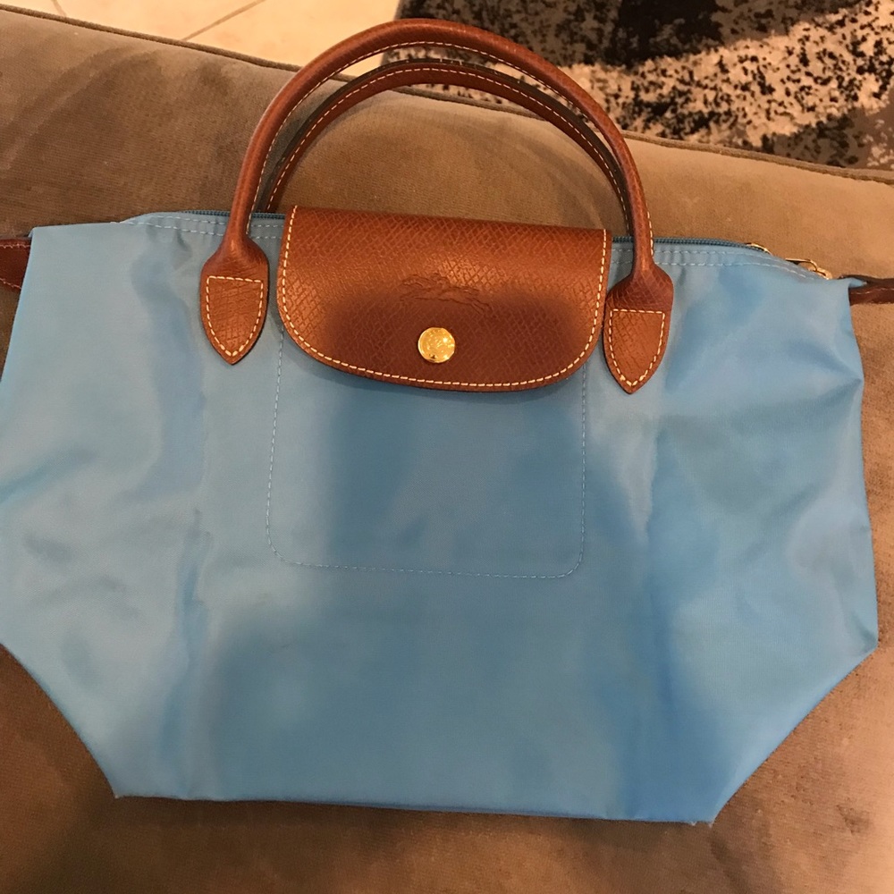 Longchamp Small Blue Tote